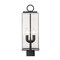 Z-Lite Sana 2 Light Outdoor Post Mount Fixture, Black And Seedy 592PHMS-BK - alternate 5